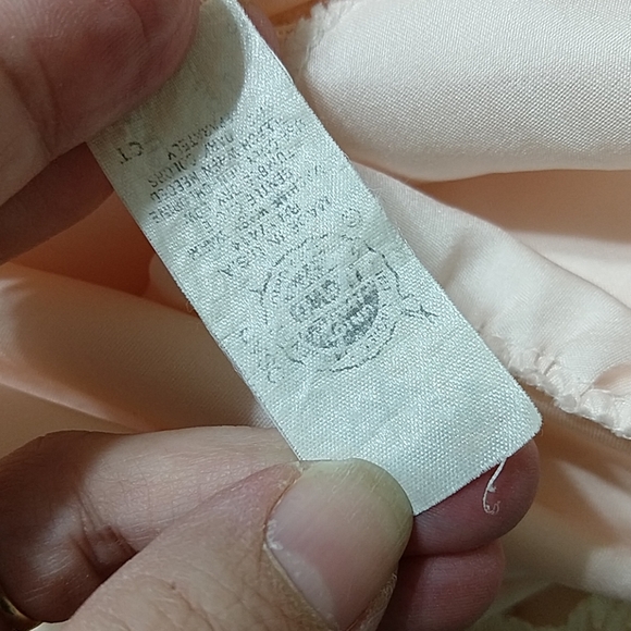 Vintage 70s 80s Union Label Lace Cottagecore Cami - Picture 6 of 8